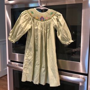 Old Macdonald smocked dress